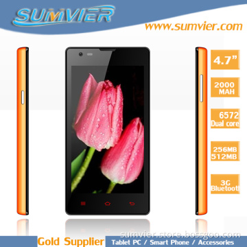 Dual Core Mtk6572 RAM 512MB ROM 4GB 4.7 Inch China Smartphone S36
